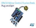 ST마이크로일렉트로닉스, STM32 모터 컨트롤 누클레오 팩, 단 몇 초 만에 브러시리스 DC 모터 작동